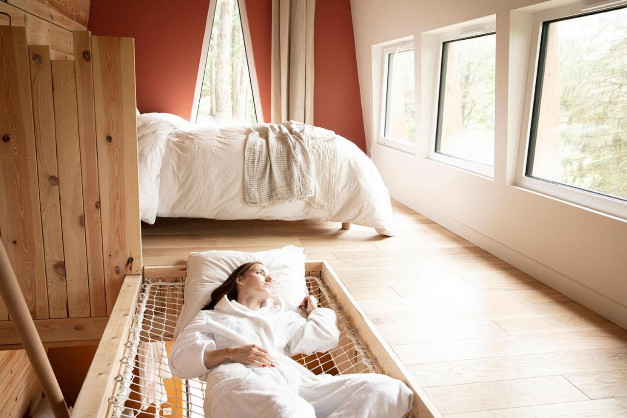 Bain De Foret - Lodges Cosy & Spa นูฟ์ชาเทล-อาร์เดอโลต์ ภายนอก รูปภาพ