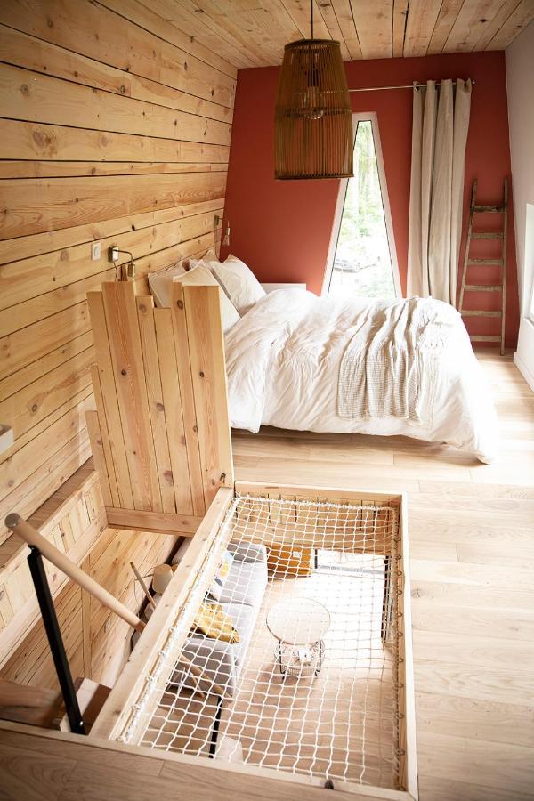 Bain De Foret - Lodges Cosy & Spa นูฟ์ชาเทล-อาร์เดอโลต์ ภายนอก รูปภาพ